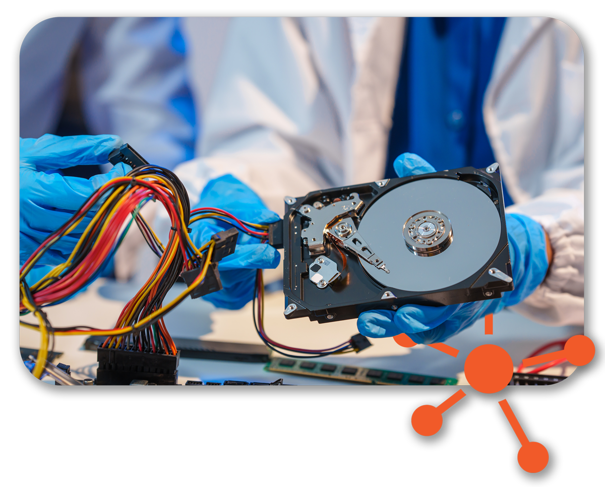Data recovery in progress
