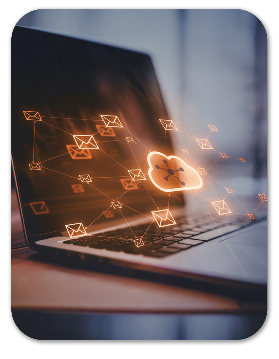 Computer with cloud email encryption