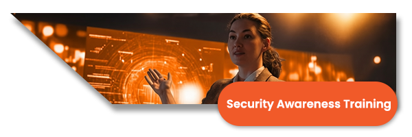 Women giving security awareness training