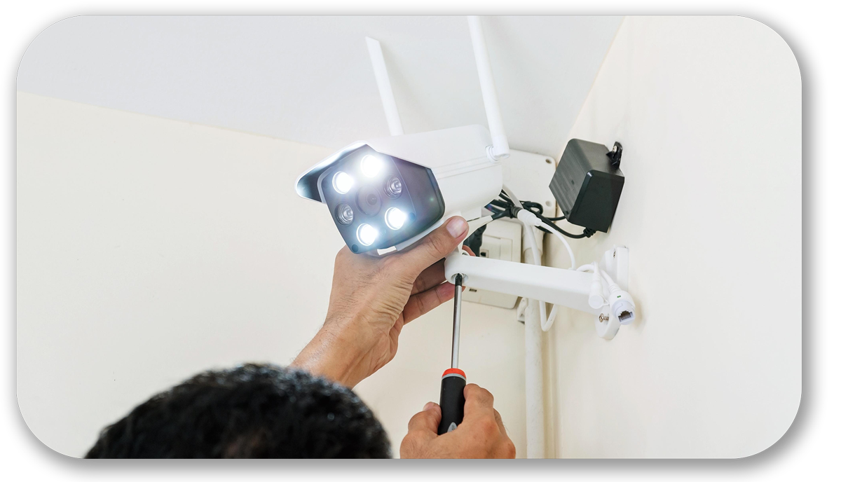 Networking Cabling for a camera